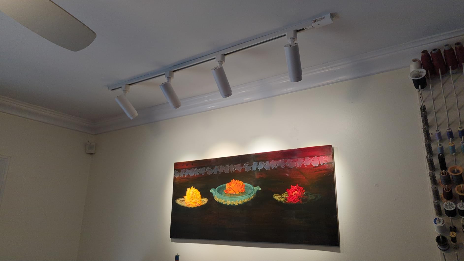 5-Color LED Track Lighting Heads 12W Dimmable, Adjustable Beam Degree15/24/36/45/60 Degrees, 2700K/3000K/3500K/4000K/5000K, Single Circuit H Track Lighting Heads Ceiling Fixtures (Black) customer photo 2