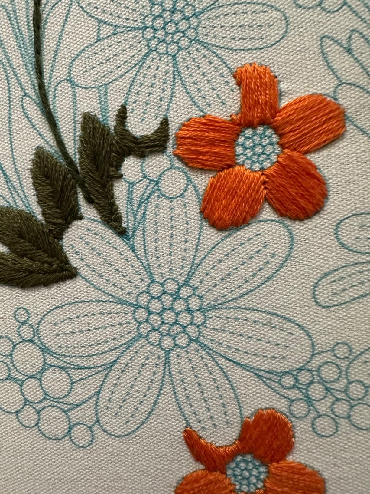 Bonroy Embroidery Kit for Beginners with Instructions, Cross Stitch Kits for Adults with Pattern, Needlepoint Kits for Adult Include Embroidery Cloth Hoops Needles Threads (flowers2) customer photo 2