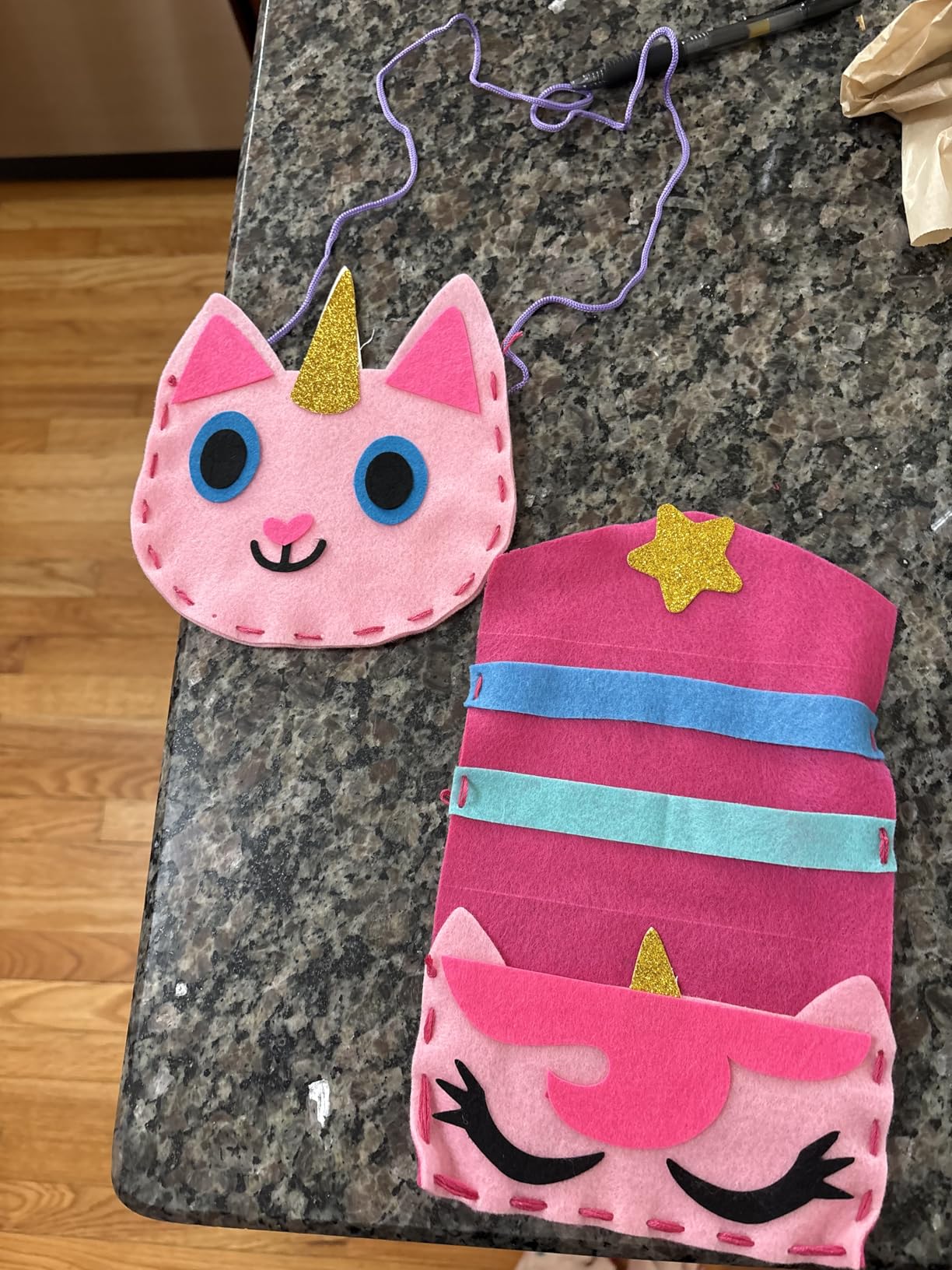 Klever Kits 7 Sewing Projects- My First Kids Sewing Kit- Easy DIY Arts and Crafts for Girls, Craft Kits, Birthday Gifts for Kids Aged 6+, Unicorn and Mermaid Pillow customer photo 1
