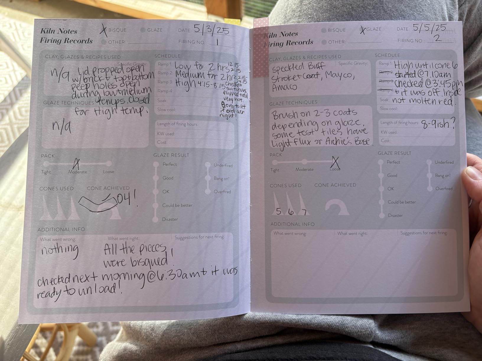 The Essential Pottery Notebook: The Secret to Successful Kiln Firings customer photo 1