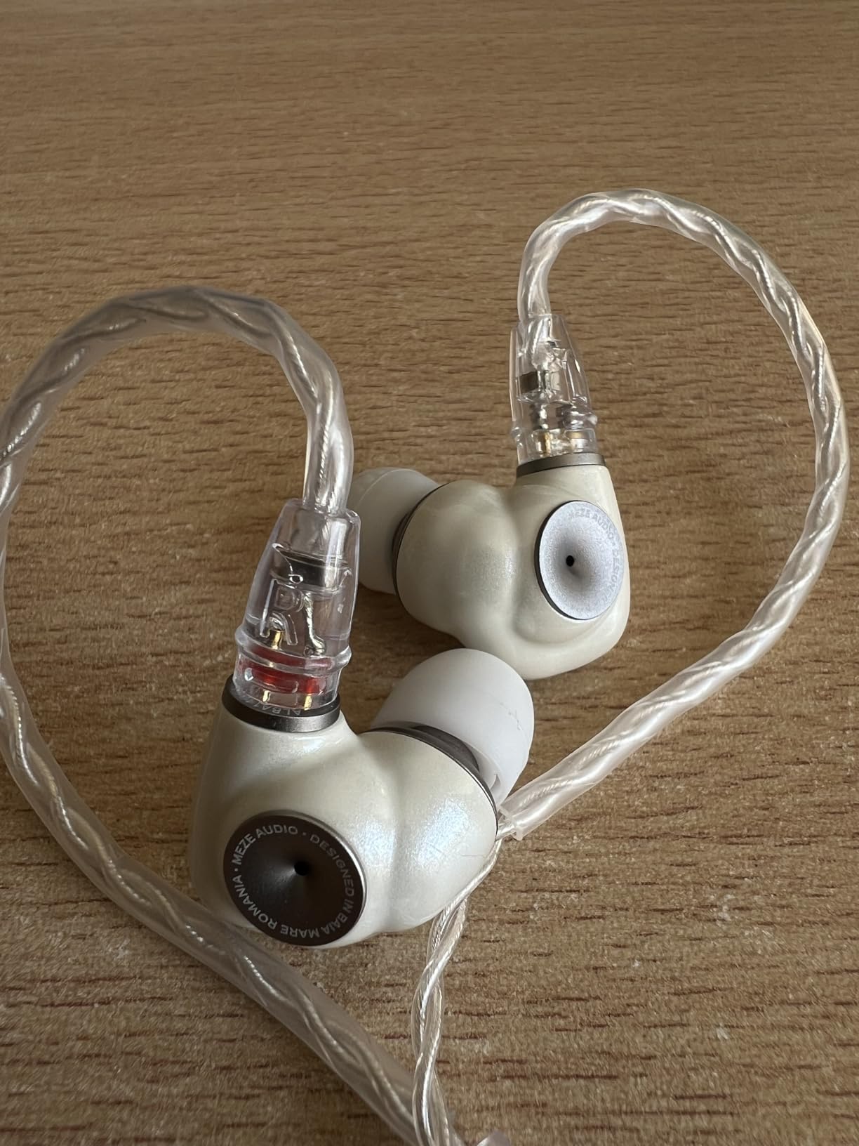 MEZE AUDIO ALBA | Wired Earbuds in-Ear Monitor Headphones for Audiophiles | USB-C Adapter Included | Smartphone Compatible | Noise Isolating | Ergonomic Metal Chassis customer photo 1