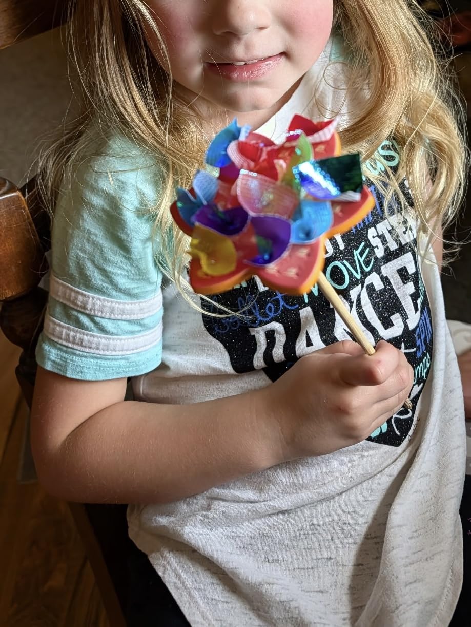 Skillmatics Poke-in Art - Flower Bouquet, DIY Wood Craft Kit, Mess-Free Creative Play for Girls and Boys Ages 4, 5, 6, 7, 8, 9, Fine Motor Skills, Screen-Free Fun customer photo 1
