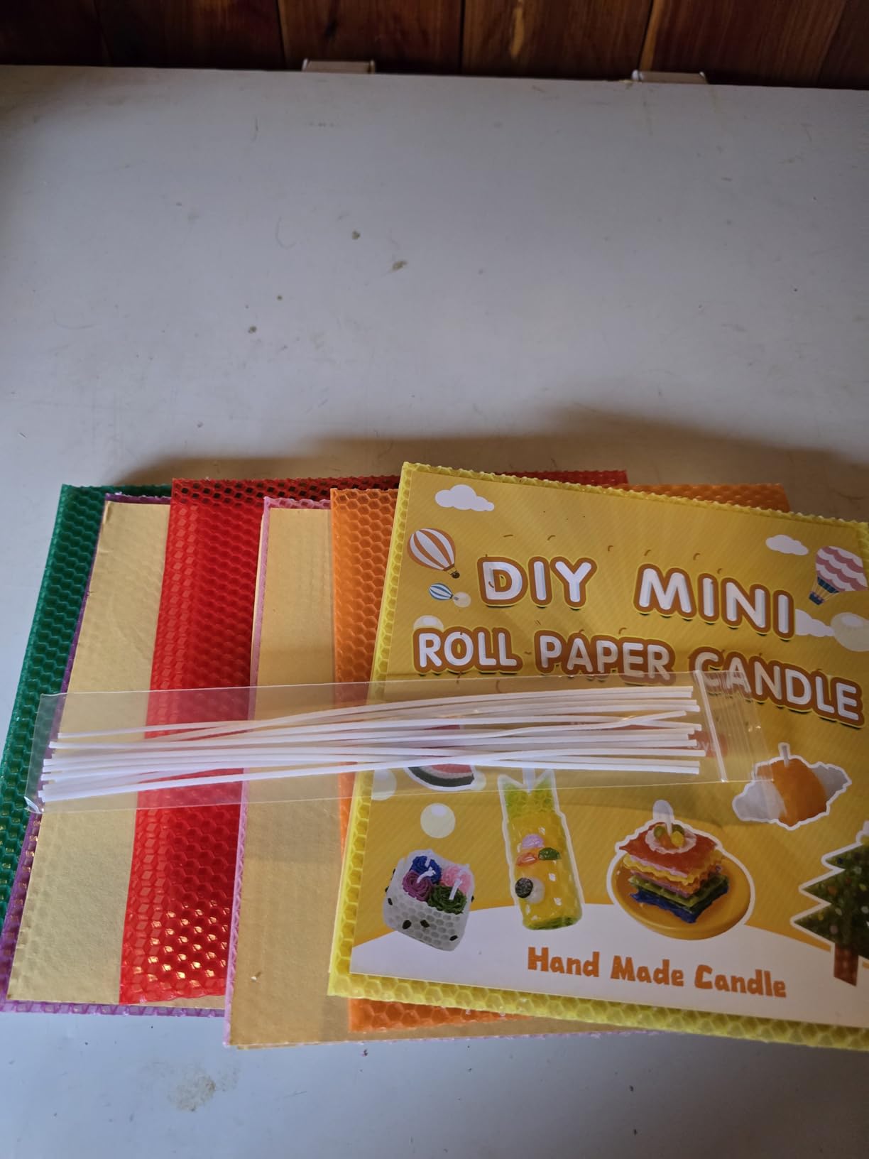 12 Colors Beeswax Sheets for Rolling Candle 8