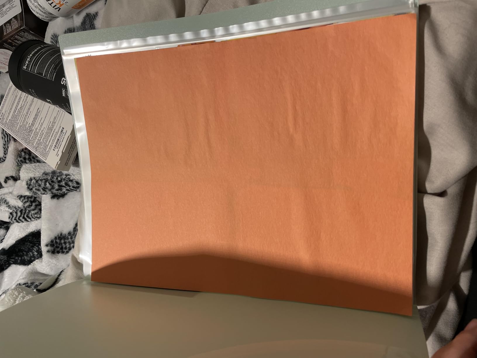 Sooez Art Portfolios 9x12, 40 Pockets Large Portfolio Folder Display 80 Pages, Heavy Duty Art Portfolio Folder with Clear Sheet Protectors, Presentation Book customer photo 1