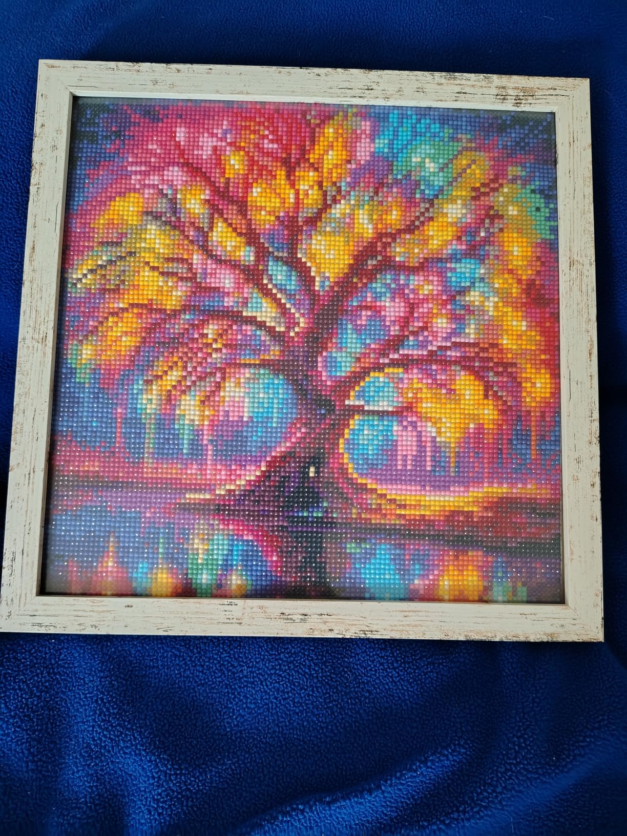 DIYCYCY Tree of Life Diamond Painting Kits for Adults, Full Drill Diamond Art Kits for Beginners, Round 5D DIY Diamond Dots Paintings, Diamonds Pictures Gem Art and Crafts Home Decor 13.78x13.78 inch customer photo 1