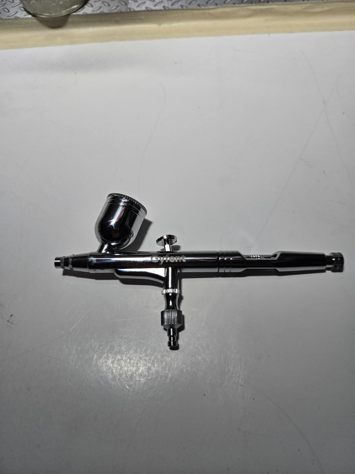 Gyfent Airbrush Kit, Airbrush Gun with 4 Quick-Release Nozzle Sets(0.2/0.3/0.5/0.8mm) Dual-Action Gravity Feed Air Brush with 1/4oz Fluid Cup & 20/40ml Resin Cup for Nail Art Painting Makeup Cake customer photo 2