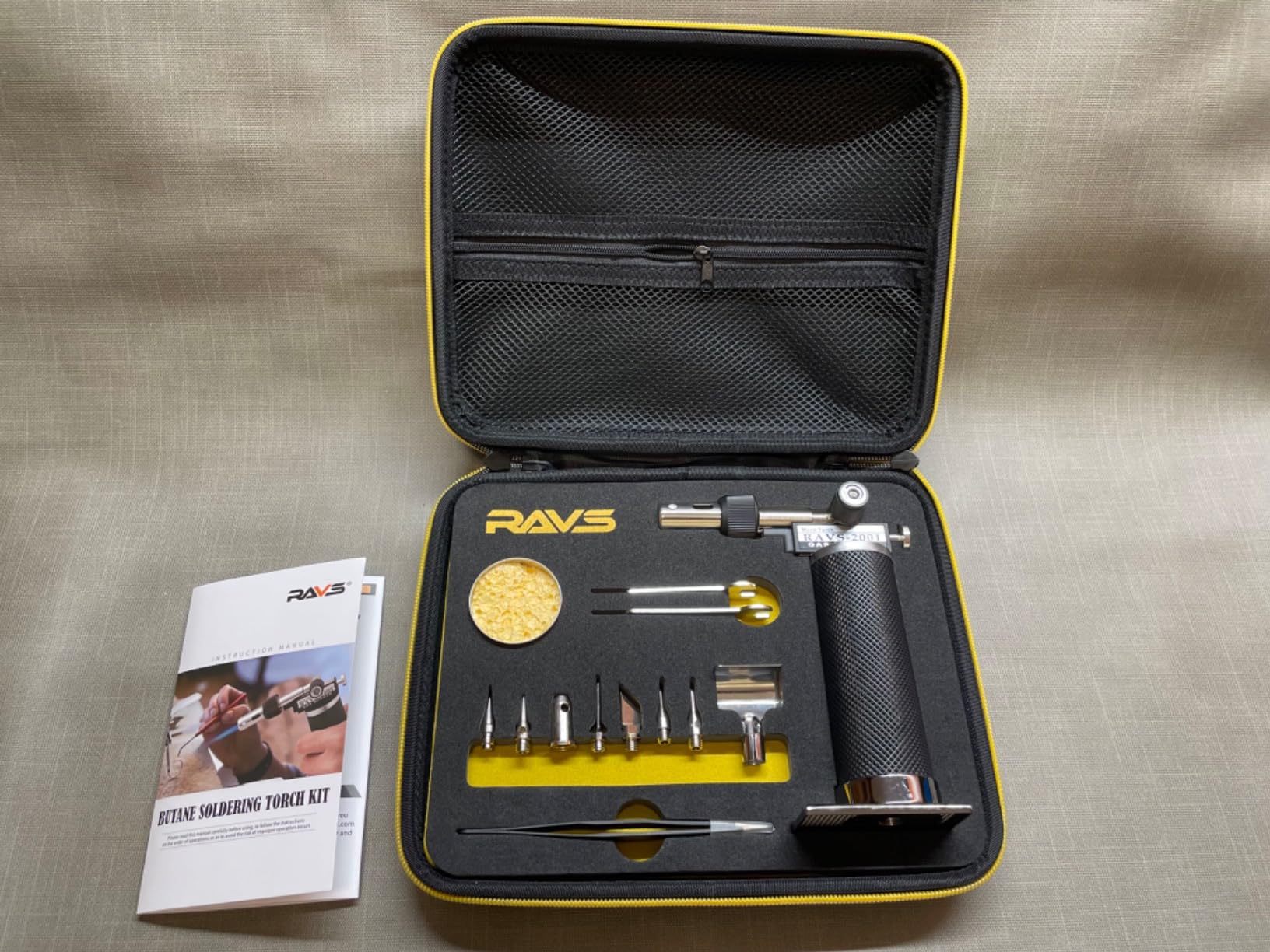 RAVS Butane Soldering Iron Kit Cordless, 14-Piece Multi-Function Butane Torch Kit, Portable Brazing Torch with Adjustable Flame, Without Butane Fuel, Unique Gifts for Men Women Husband customer photo 1