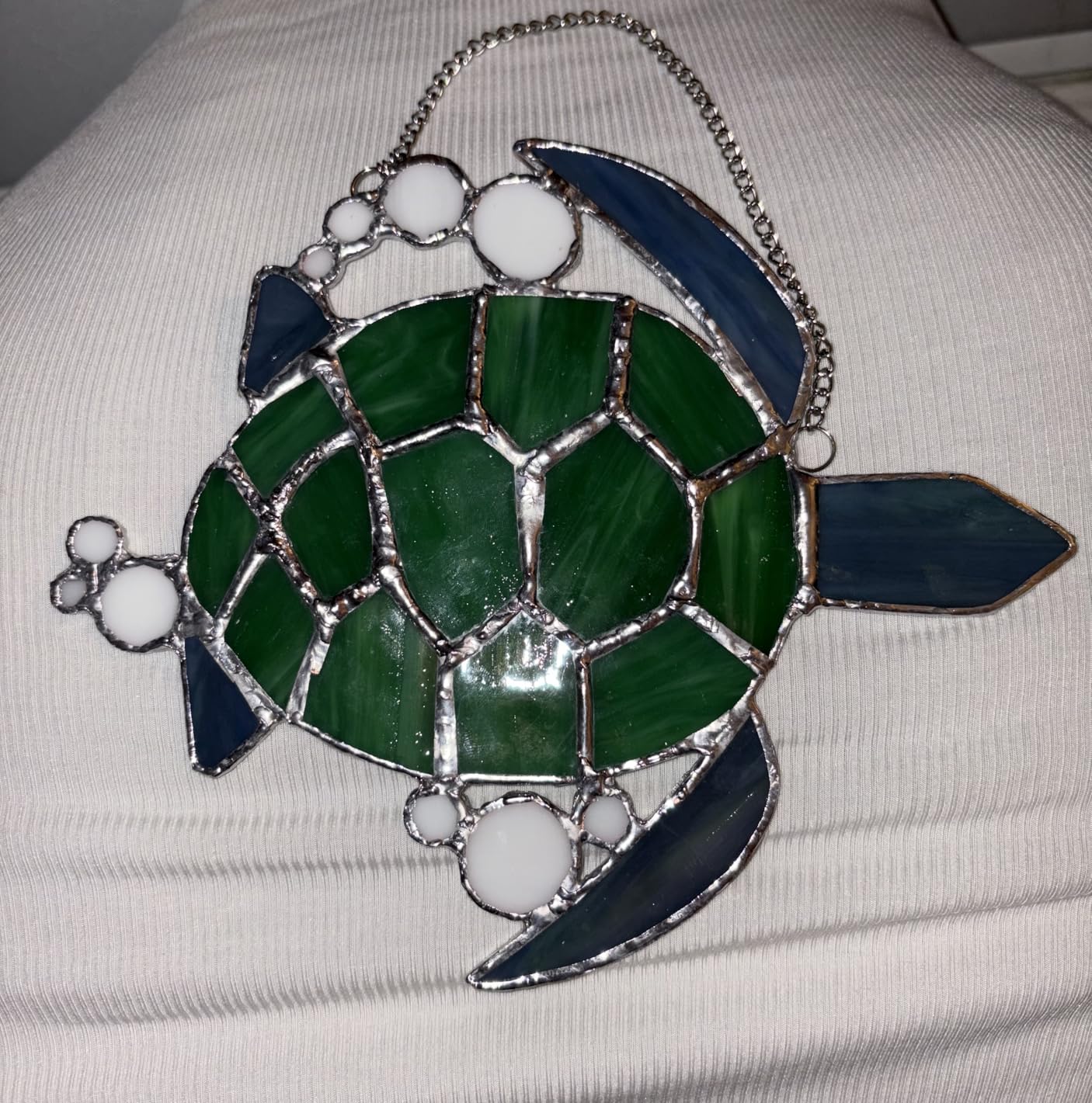 Sea Turtle Pre-Cut Stained Glass Kit customer photo 1