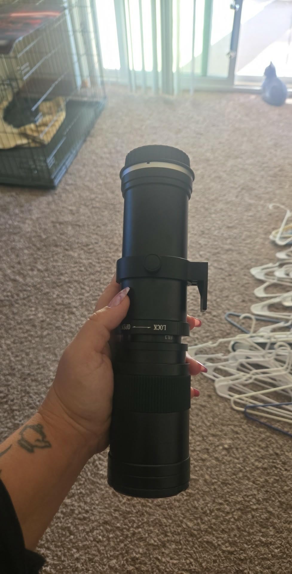 EF/EF-S 420-800mm F8.3 Telephoto Zoom Lens(MF) for Canon EOS Rebel T8i/T7i/T7/T6i/T5/T3i/T2i/XSi/SL3/SL2/T100/90D/80D/70D/50D/5D Mark IV/6D II/7D II/1D X III II-Manual Focus DSLR Cameras Lenses(Black) customer photo 1