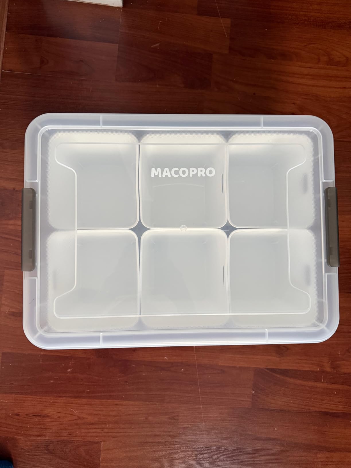 MACOPRO 17 QT Plastic Storage Box with Removable Tray, Bins with Lids, Clear Storage Container for Craft Organization, Beads, Tools, Sewing, and Playdoh, Art Supply Organizer (White, 1Pack-17QT) customer photo 2