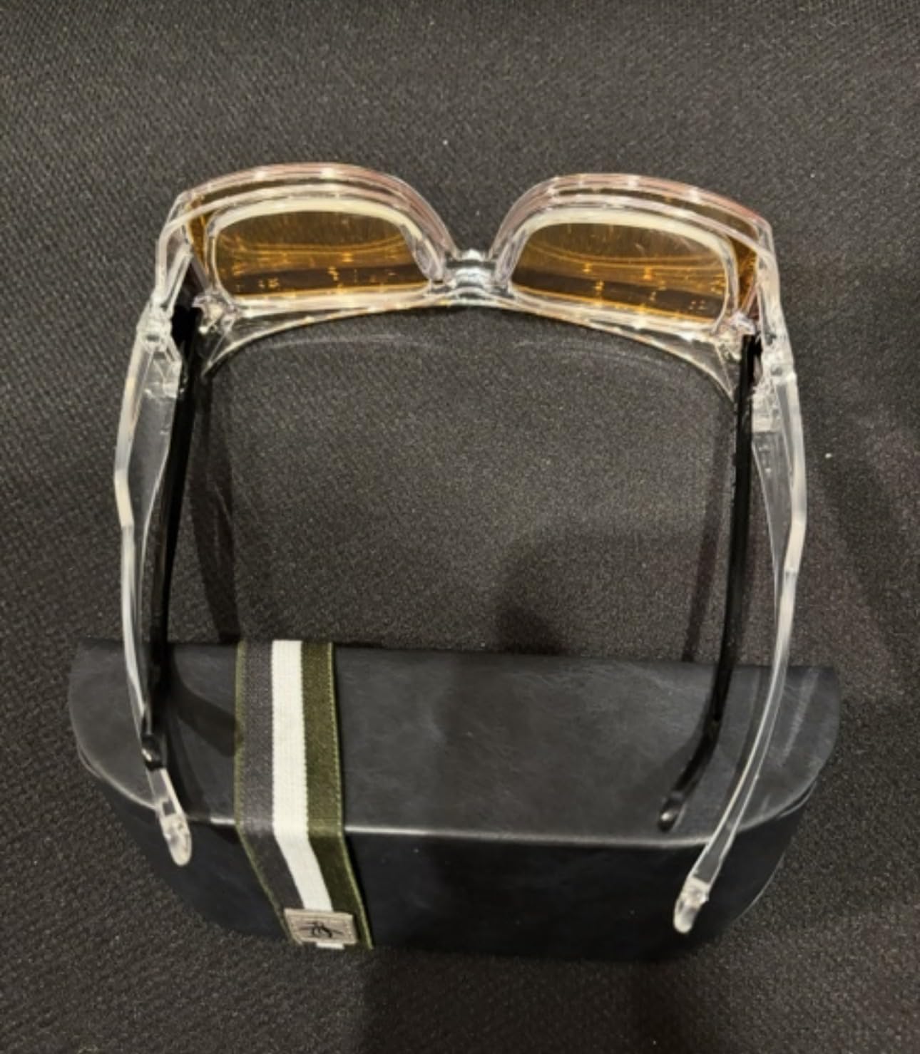 CAXMAN 99.9% Blue Light Glasses Sleep Glasses Orange Tinted Lens for Good Sleep Fit Over Glasses Fully Covered Your Eyes customer photo 2