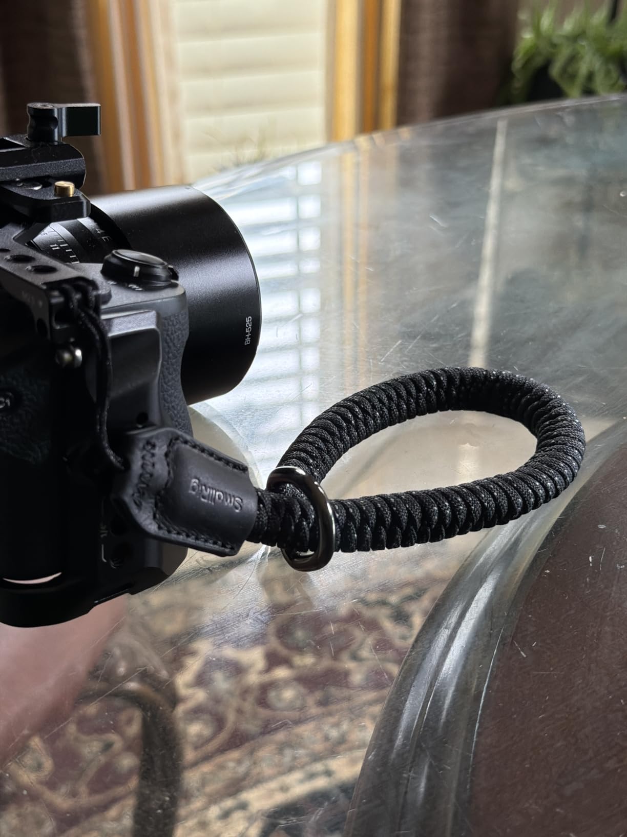 SMALLRIG Camera Wrist Strap, Universal Braided Camera Hand Strap, Adjustable Safety Strap Compatible for DSLR or Mirrorless Camera, Gray - 5055 customer photo 1