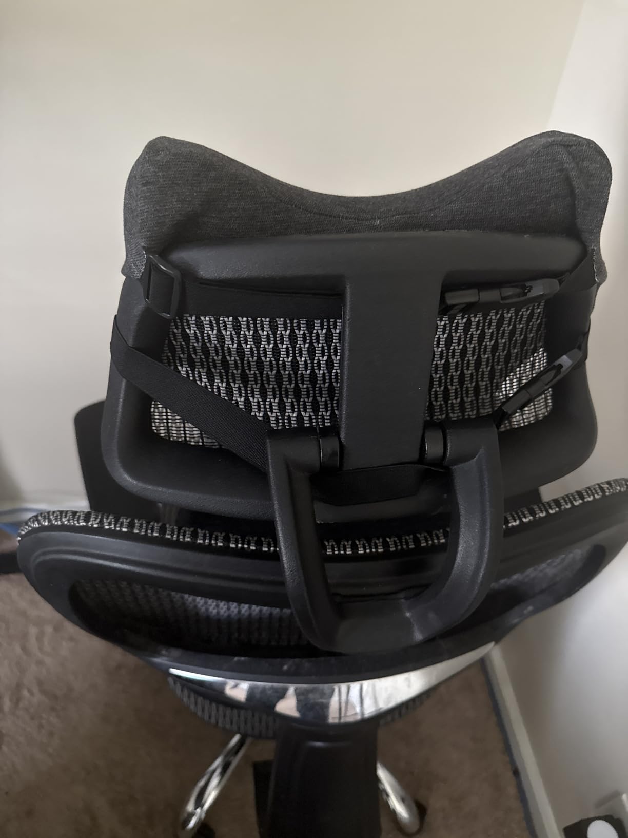 Car Neck Pillow for Driving Gaming Chair Headrest Pillow Office Chair Neck Pillow Ergonomic Design Double Straps Design Suitable for Different Heights customer photo 2