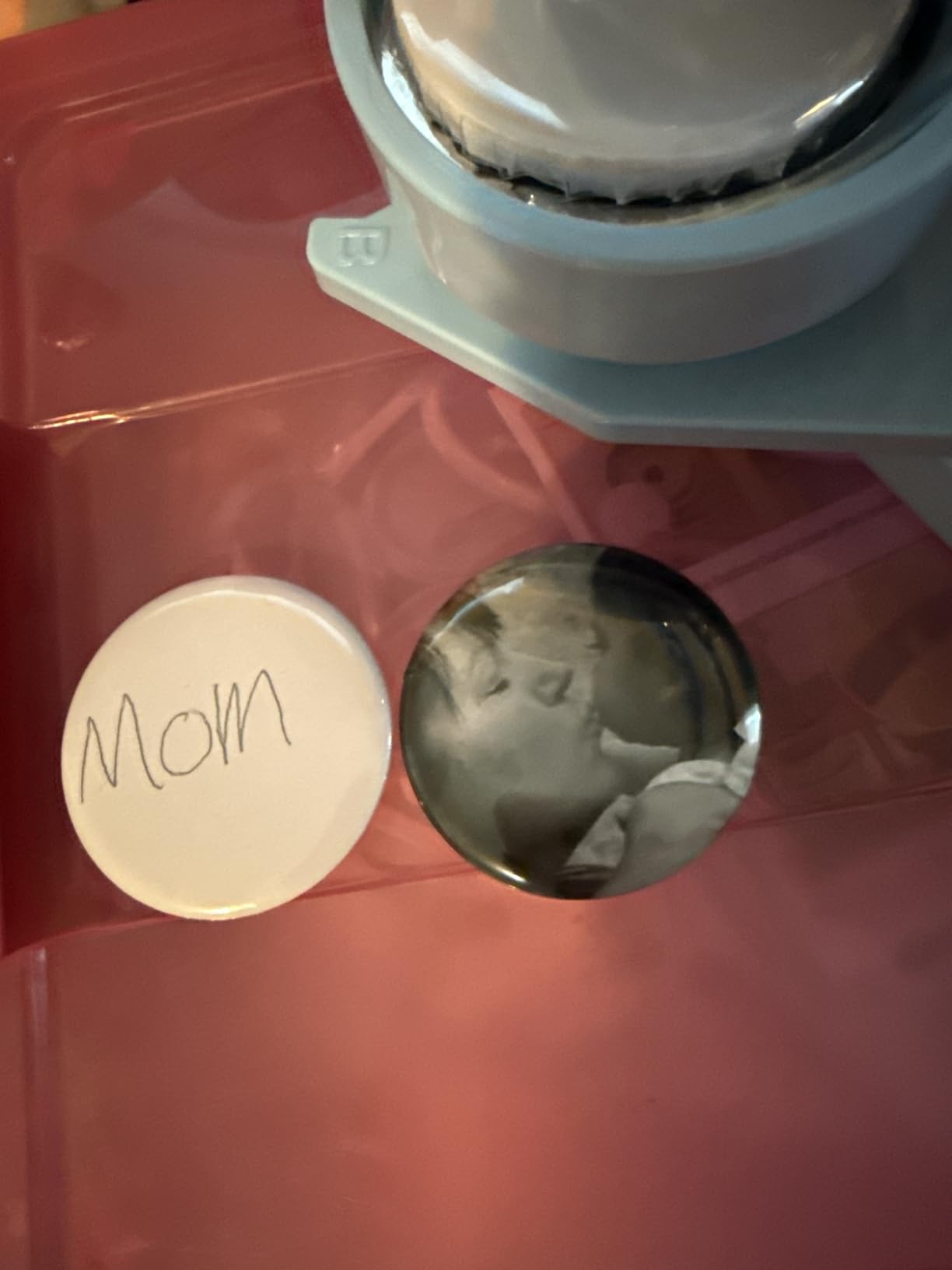 DCBADGE Button Maker Machine, Button Pin Maker (3rd Gen) Installation-Free DIY, Button Press Machine Kit with Free Button Parts&Circle Cutter&Wrench Gadget (Light Blue, 58mm(2.25in)) customer photo 2