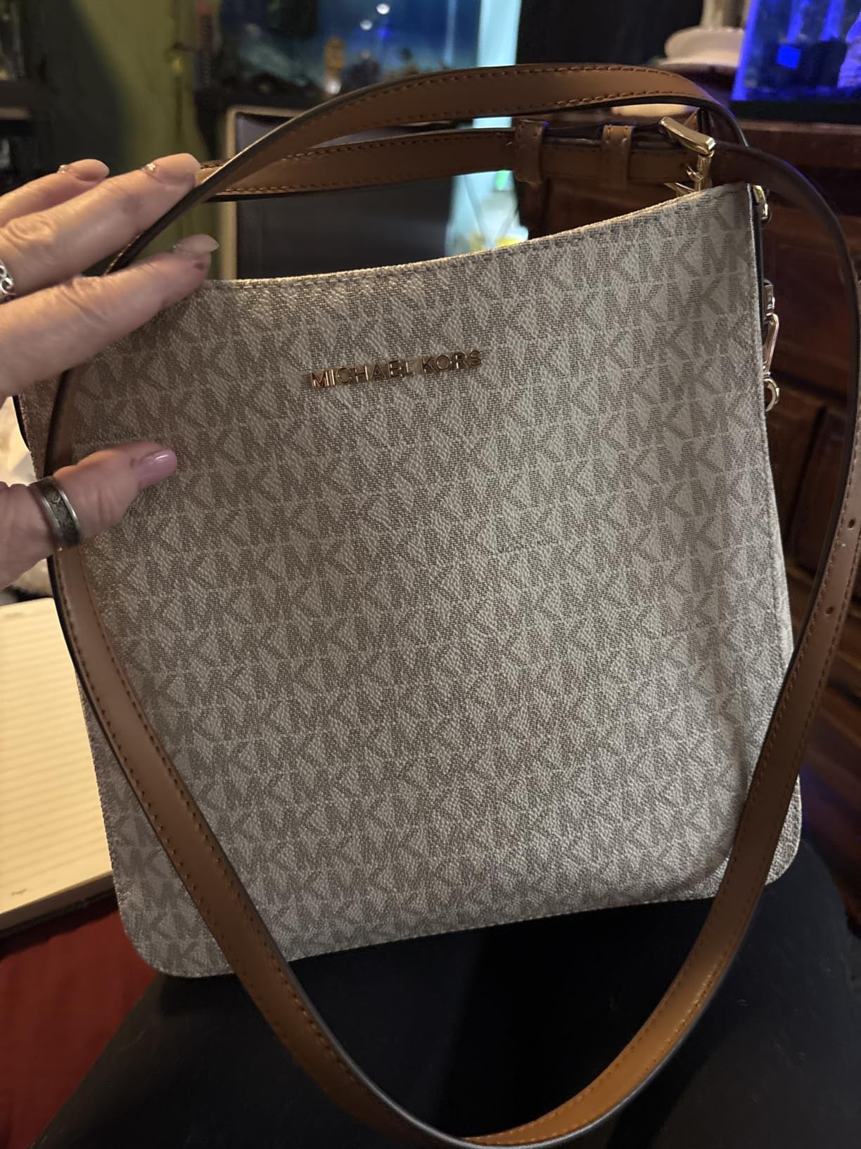 Michael Kors Jet Set Messenger Bag customer photo 1