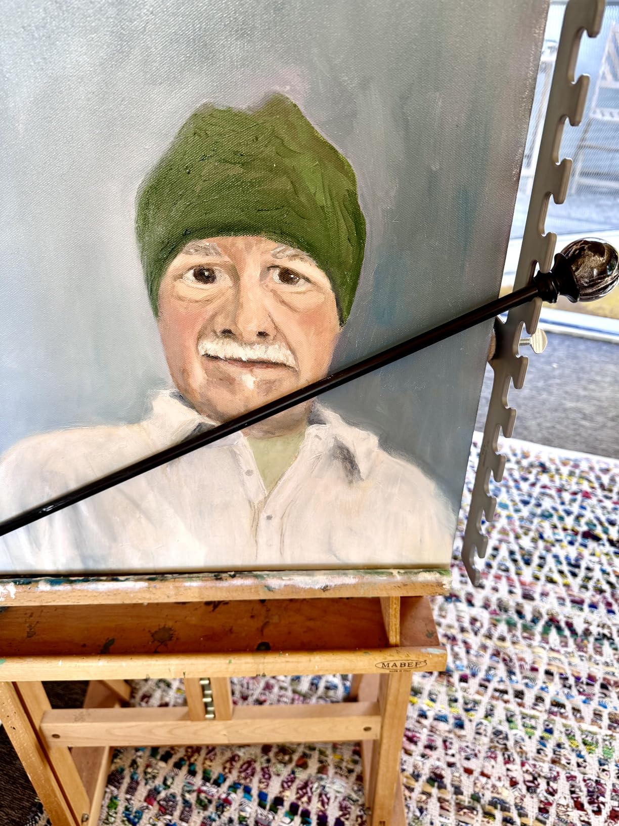 New Wave Stedi-Rest, Mahl Stick Rest to Steady The Hand While Painting Detail customer photo 1