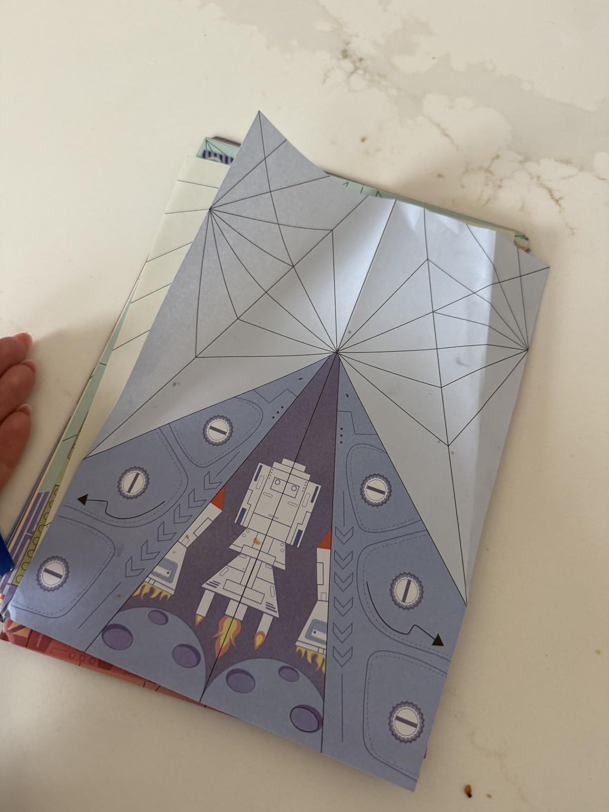 Paper Airplane Kits with 16 Classic Designs, 32 Sheets of Colorful Origami Paper, World Record Paper Planes, Craft Kit for Kids, Airplane Gifts for Boys and Girls Ages 6-12+ customer photo 1