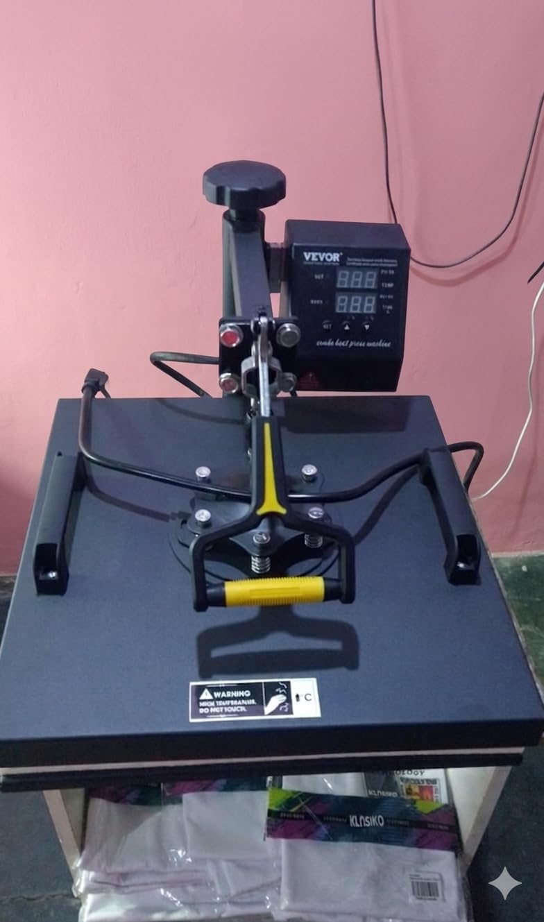 VEVOR 2 in 1 Heat Press Machine for T Shirts and Hats, 15x15 Inch Professional Swing Away Digital Tshirt Press Machine for Sublimation, Vinyl, Heat Transfer Projects customer photo 1