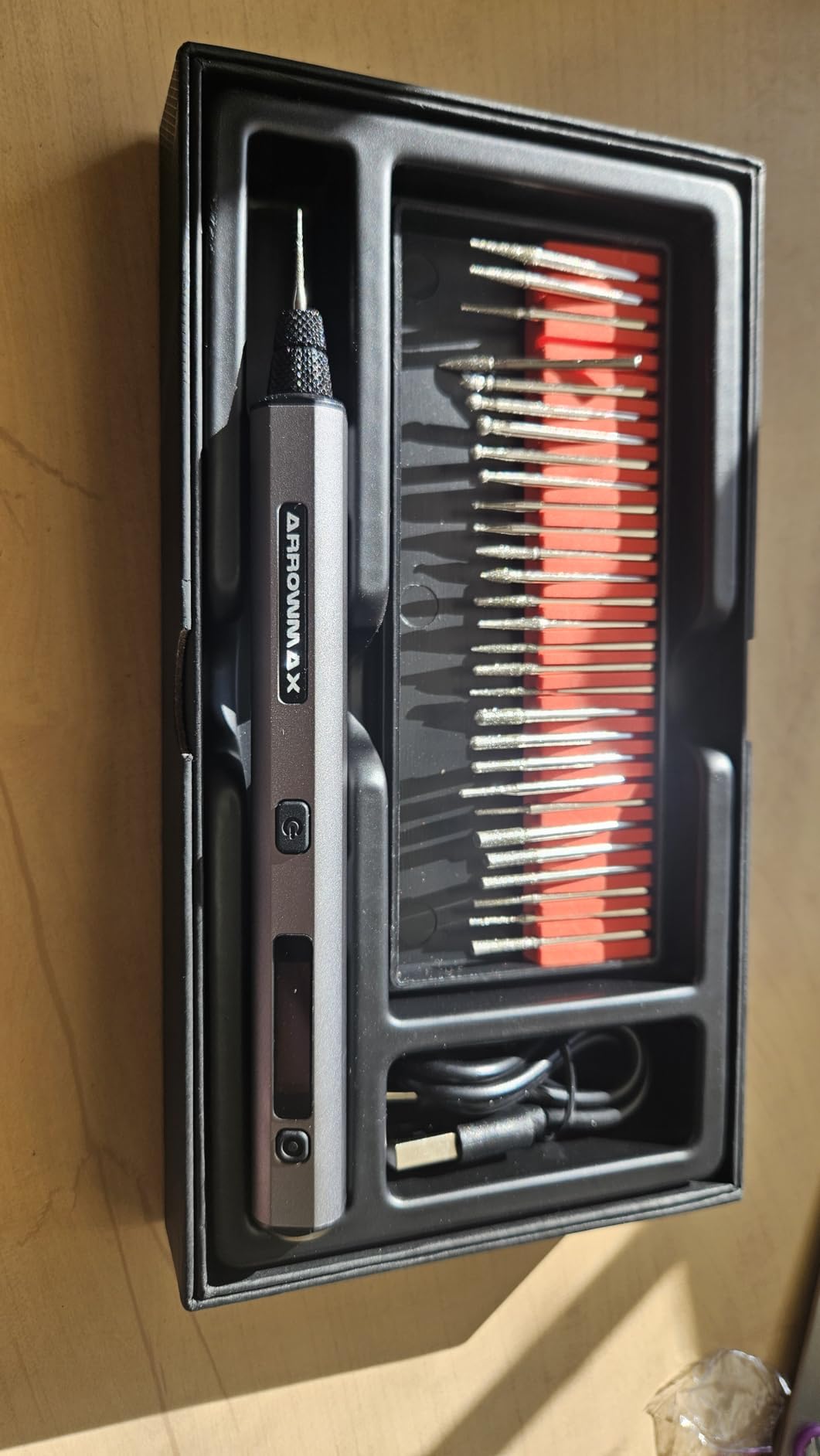 Mini Engraving Pen: Ultimate Cordless Portable Tool for Artists & DIYers - Engrave 50+ Surfaces - Beginner Friendly - Engraving Pen for Bead, Metal, Wood, Glass and Plastic customer photo 1