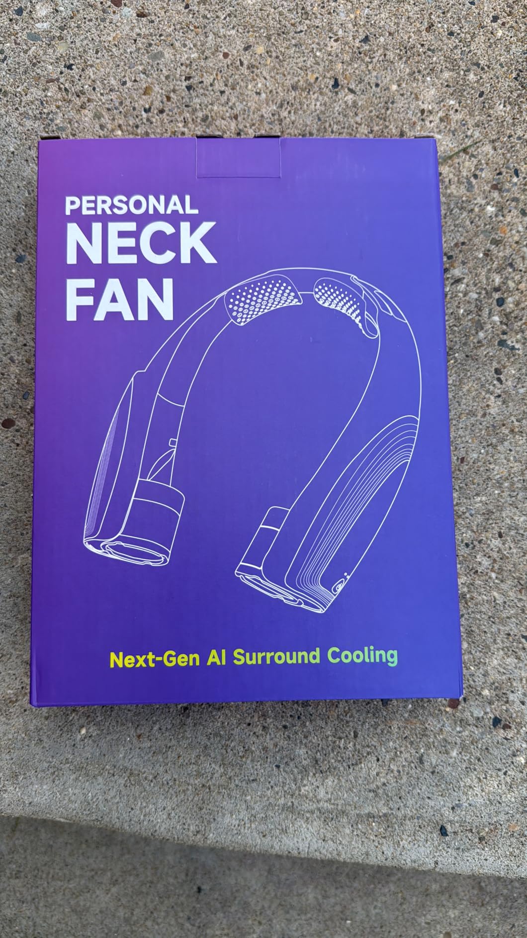Portable Neck Fan with 6 Powerful Speeds, 8000mAh Battery Operated USB-C Rechargeable Fan, 20H Runtime, Hands-Free 360 Cooling Personal Wearable Neck Fan customer photo 2