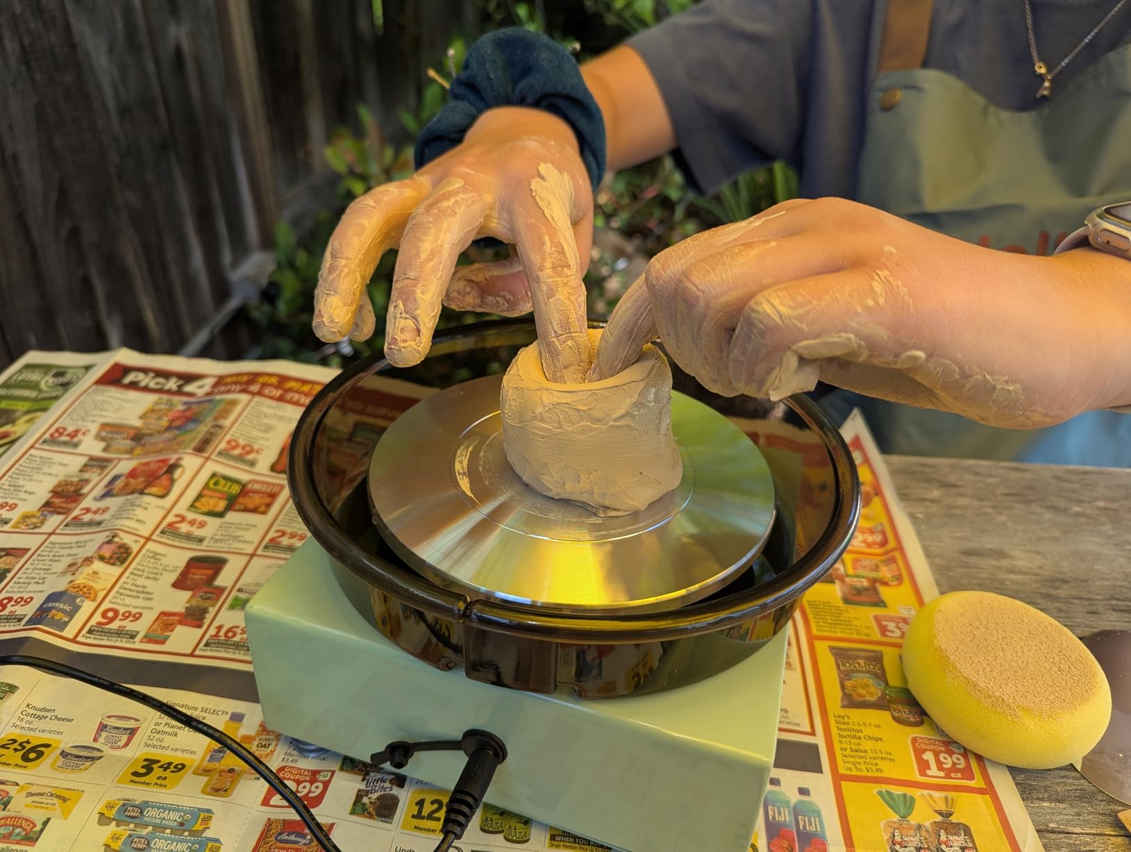 Alldeer Mini Pottery Wheel Kit - 6