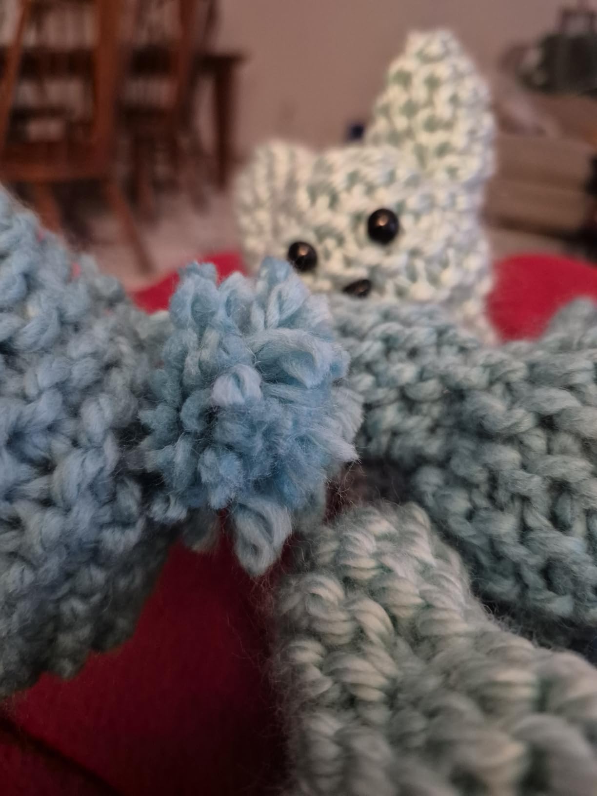 Complete Knitting Kit for Beginners - Learn to Knit Kit with Knitting Accessories Like Thick Beginner Yarn in Gray, Bamboo Needles for Beginners & More - Includes Video Tutorials & Written Guide customer photo 2