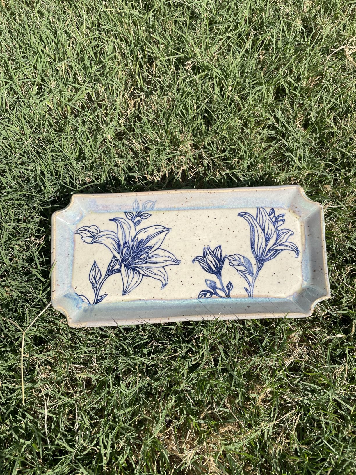 SUPERDANT 5PCS Flowers Underglaze Paper Transfer Peony Transfer Paper for Clay Ceramic Porcelain Under Glaze Transfers for Pottery Enamel Decals Blue Underglaze Decal Papers Handcrafted Gifts customer photo 2