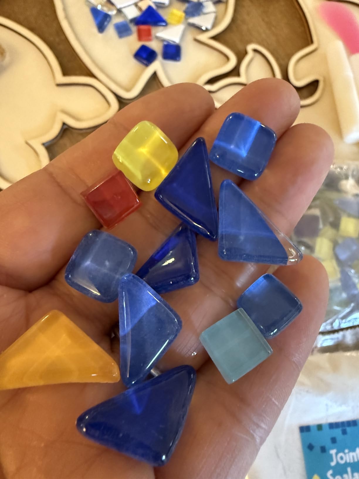 Little Jupiter DIY Mosaic Kit - Builds 4 Different Sea Mosaic Art Pieces - The Perfect Arts and Crafts for Girls and Boys Ages 8-12 customer photo 2