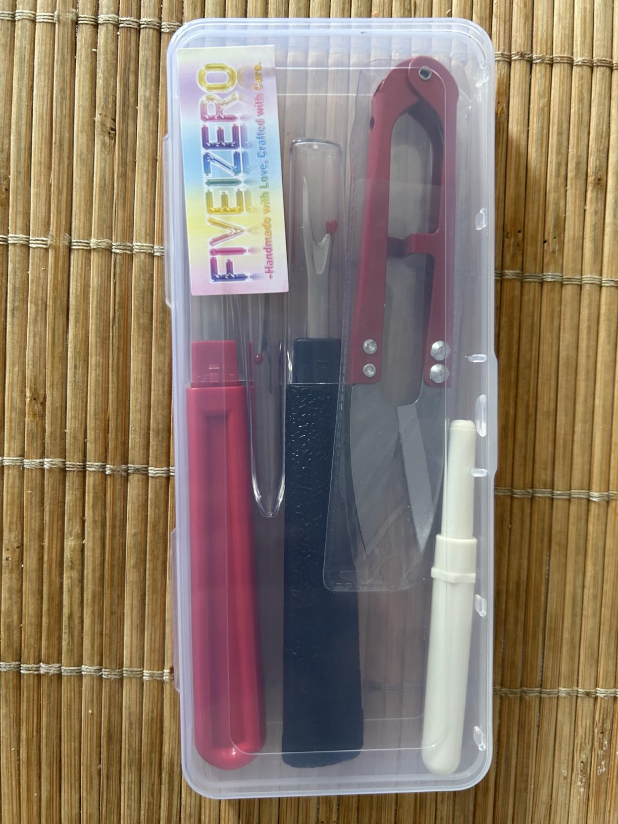 FIVEIZERO Seam Rippers for Sewing - 2 Big and 2 Small Stitch Remover Tools, Thread Ripper, Embroidery Removal Tool with Thread Snips customer photo 2