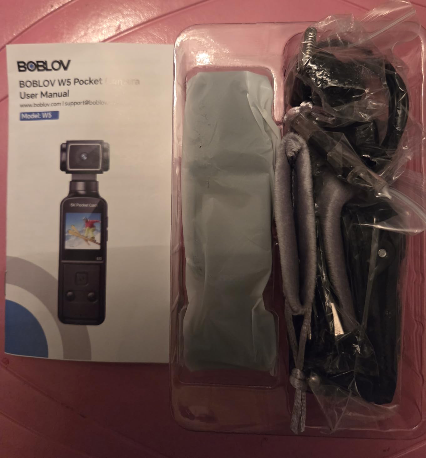 BOBLOV 5K Body Camera with Microphone, W5 Vlogging Camera, 5K/15FPS and 4K/60FPS with 270 Rotating Lens, External Mic Support, Clip/Strap Options, EIS Stabilization for Meeting, and Daily Use (128GB) customer photo 2