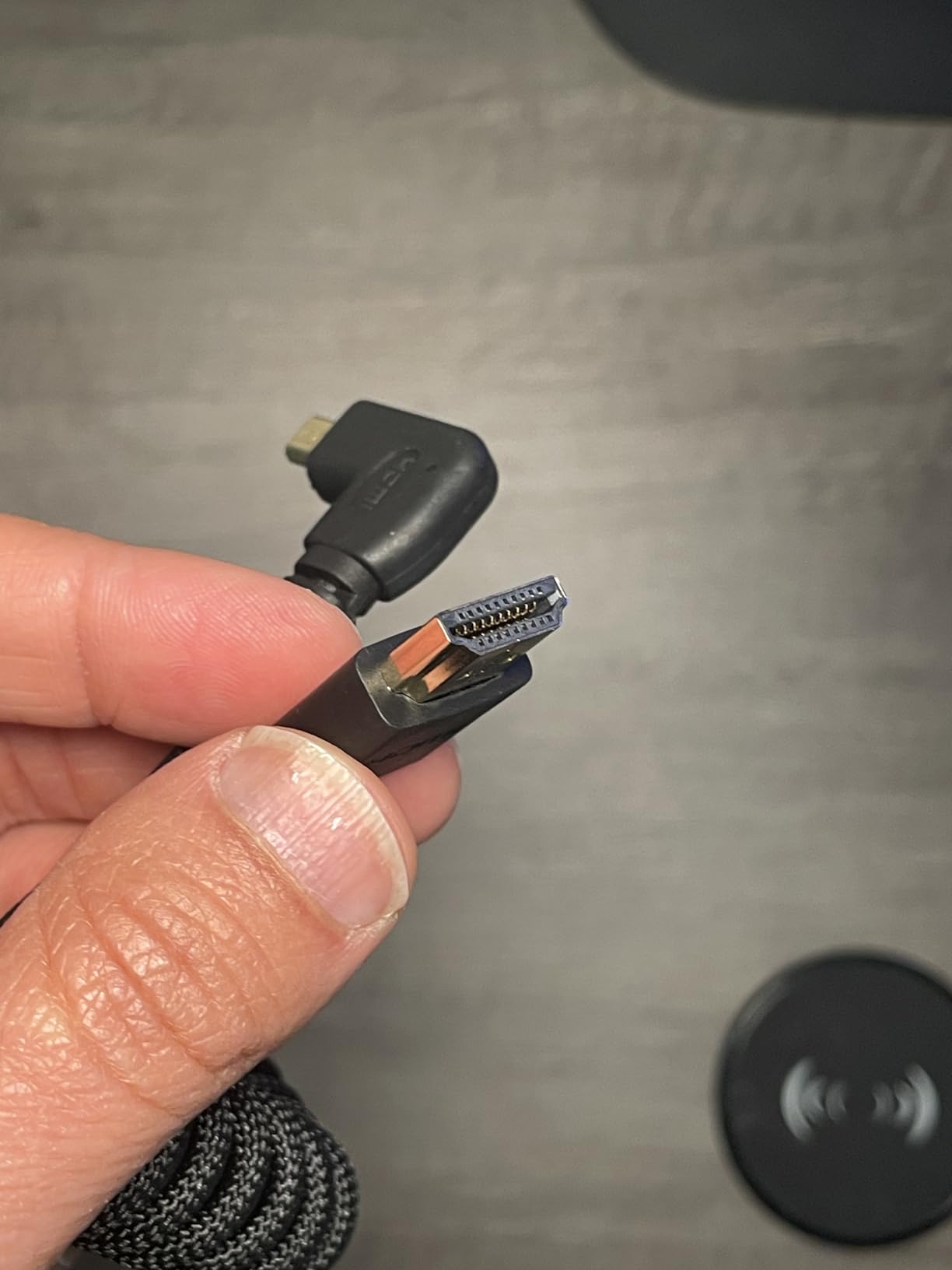 Micro-HDMI to HDMI 4K60 8K Flexible Cable for ATOMOS Ninja V Ultra, Sony ZV-E10 A7C A7R4 A6700, Canon R6II R5C R10, Lumix S5 S9 G100, Fujifilm X-T50, Black Braided Coiled 30cm customer photo 1