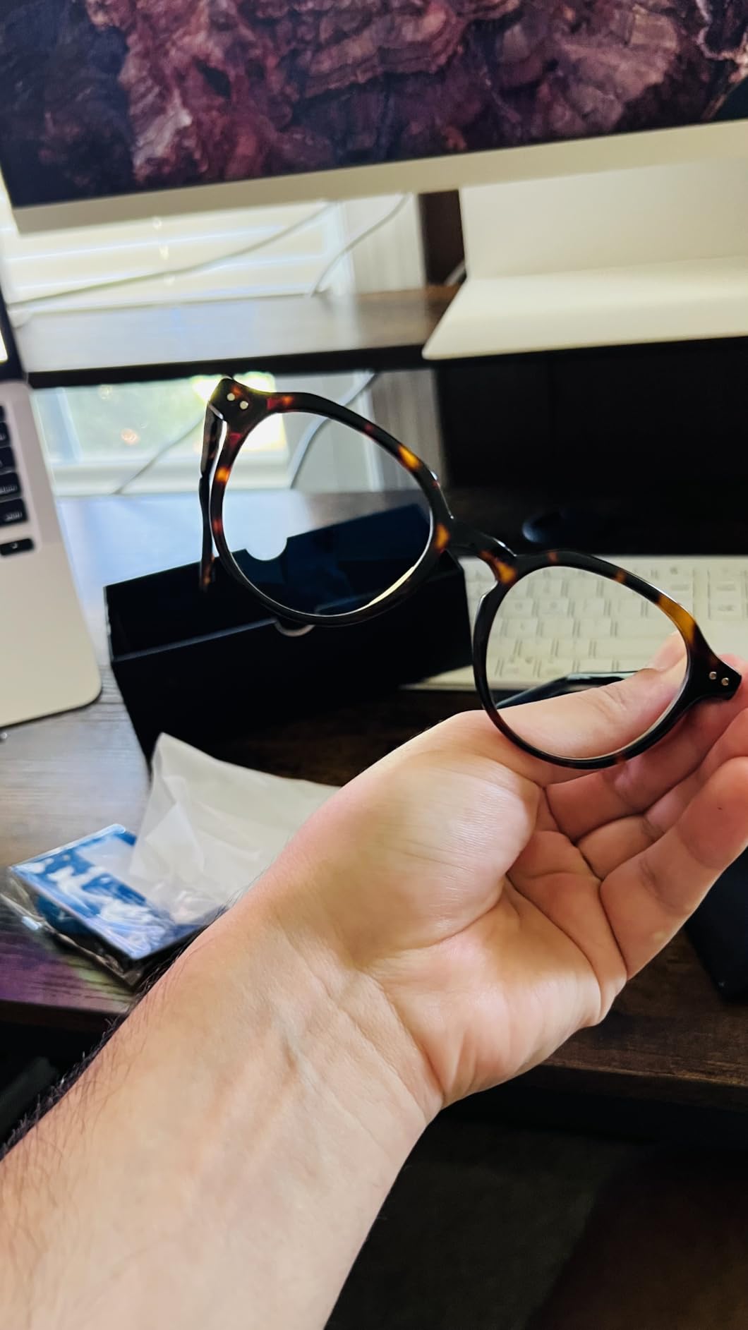 Xenvue Blue Light Blocking Glasses for Men - Premium + Stylish Computer and Screen Eyewear, Reduce Eye Strain customer photo 1