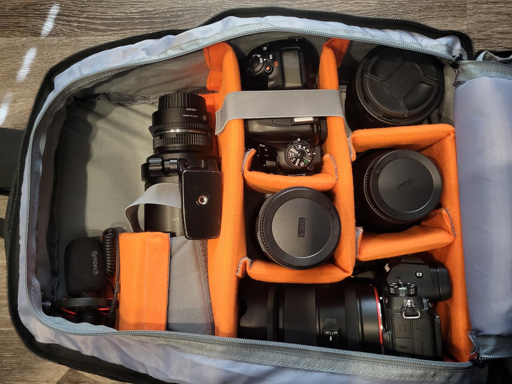 HAMBOLY Professional Camera Bag Backpack, Large Waterproof Photography Bag Case for DSLR/SLR/Mirrorless Camera with Tripod Holder/15.6'' Laptop Compartment/Rain Cover customer photo 2