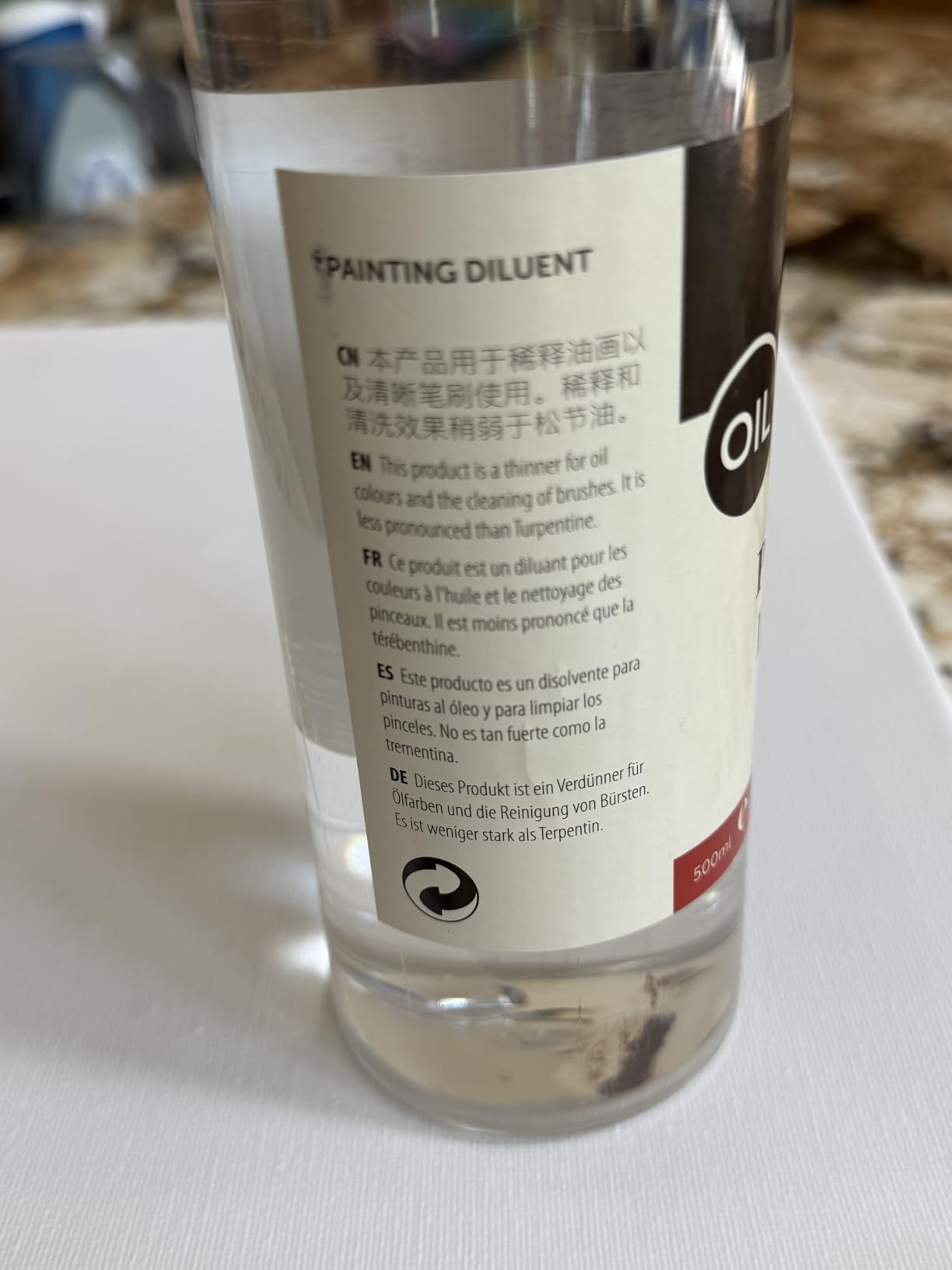 PHOENIX Fast Drying Oil Medium - 2.5 Fl oz. / 75ml Bottle Painting Medium Quick Dry Alkyd Liquid for Glazing, Improves Flow & Extends Oil Paint, Professional Quality for Artists customer photo 2