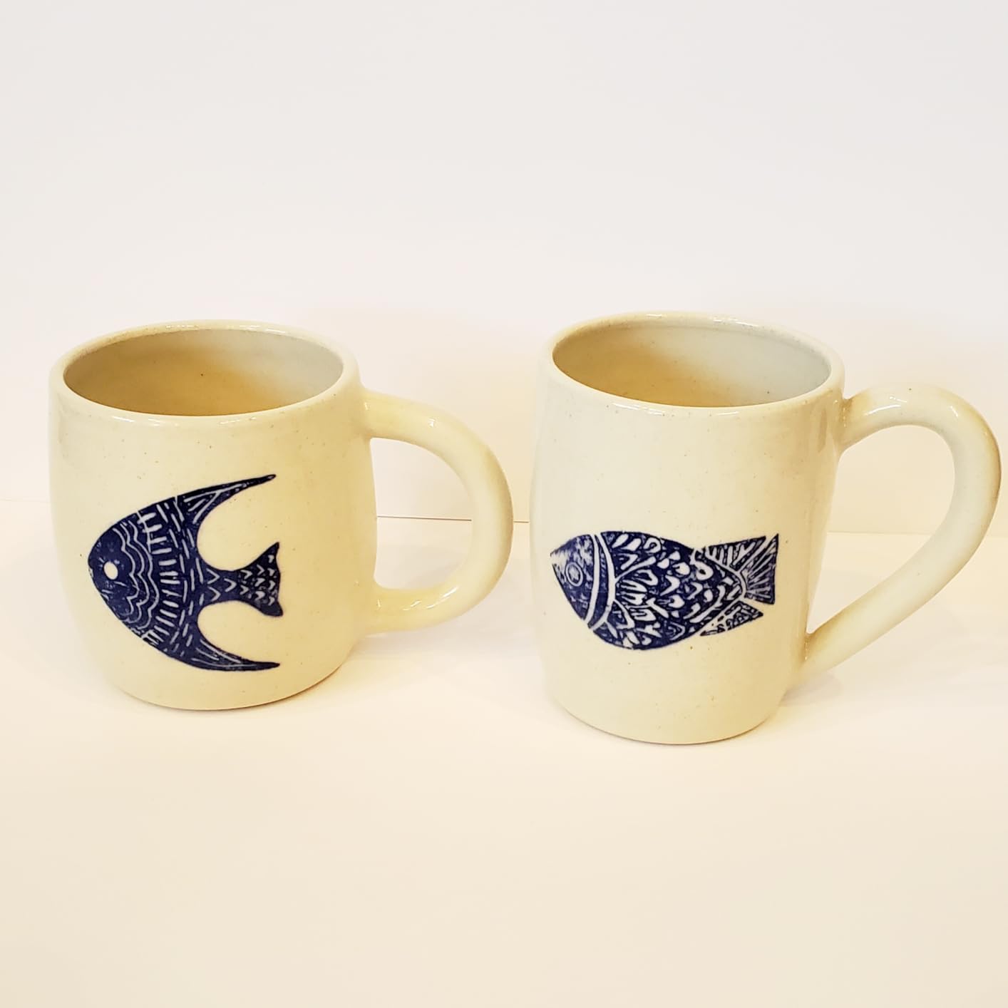 SUPERDANT 5PCS Fish Underglaze Paper Transfer Hand Drawn Fishes Transfer Paper for Clay Ceramic Porcelain Under Glaze Transfers for Pottery Enamel Decals Blue Underglaze Decal Papers Handcrafted Gifts customer photo 2
