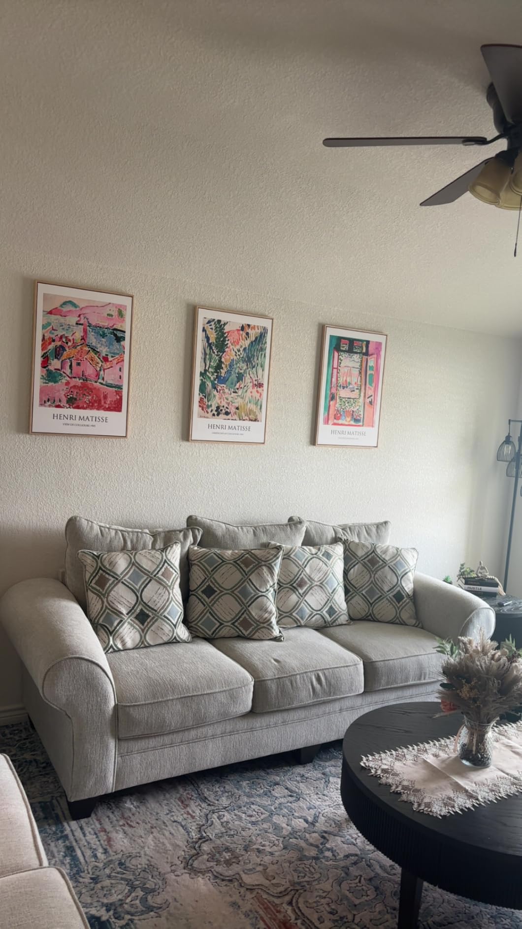 Framed William Morris Wall Art Set of 4, Vintage Botanical Floral Fruit Pattern Canvas Prints Artwork for Walls, Retro Natural Square Picture for Living Rooms Dining Room Hallway Wall Decor, 12x12 In customer photo 1