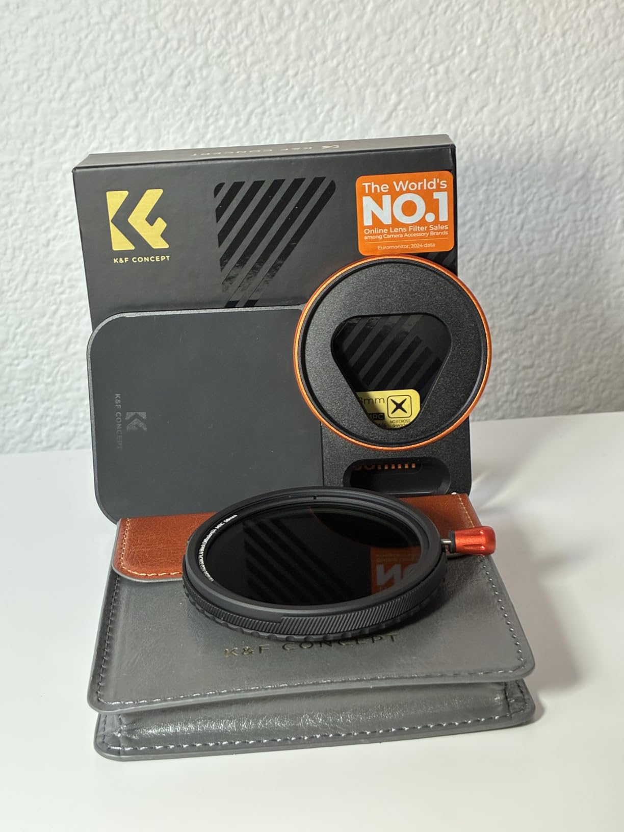 K&F CONCEPT 95mm 3-in-1 Filter: Black Diffusion Mist 1/4 + Variable ND2-32 + CPL - 28 Multi-Coated HD Lens Filter (Nano-X Series) customer photo 1