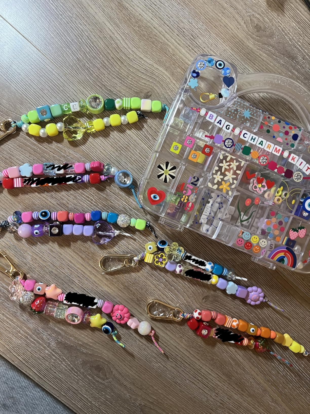 BaubleBar Ultimate DIY Bag Charm Kit | Oprah's Favorite Things | Great for a Gift, Party, or Family Activity | Keychain Jewelry Making Kit with Beads | DIY Customizable Crafts for All Ages customer photo 2