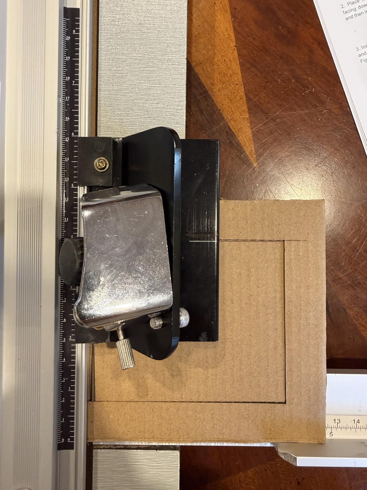 32in Mat Cutter for Framing, Board Mounted Mat Board Cutter with Heavy Duty Straight & 45° Bevel Cutting Heads, Adjustable Depth, Ideal for Picture Frame, DIY & Artwork Projects customer photo 2