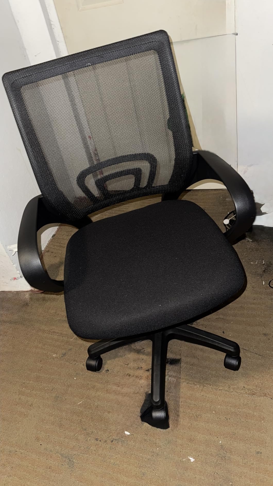 NEO CHAIR Office Desk Computer Chair Ergonomic Mesh Gaming Cushion Seat with Comfy Lumbar Mid Back Support Adjustable Height Swivel Rolling Wheels for Home Task (Mesh Black) customer photo 2