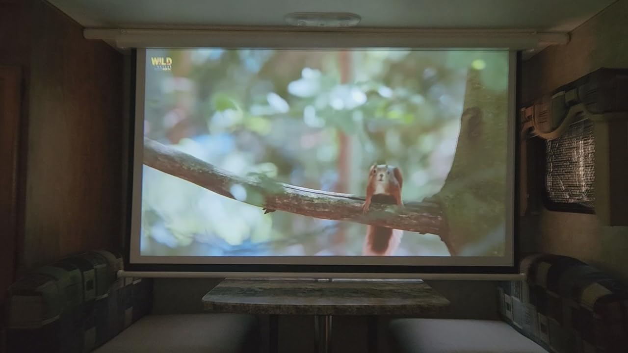 Outdoor-Projector-4K with WiFi and Bluetooth:[3500 Bright/60W Dolby Audio/Official Licensed Apps],Smart-Projector with AI Auto Focus,ONOAYO ONO5Pro 2.0 Movie Projector for Indoor/Outdoor 2026New customer photo 2