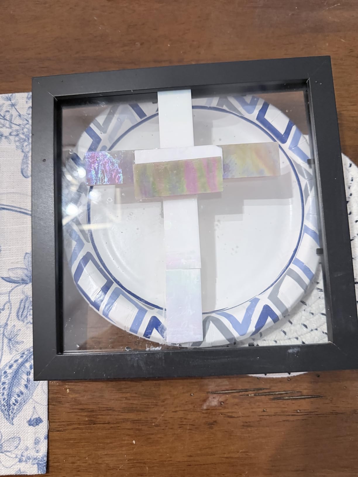 LemonRoad Unfinished Pre Cut Stained Glass - Mountains customer photo 1