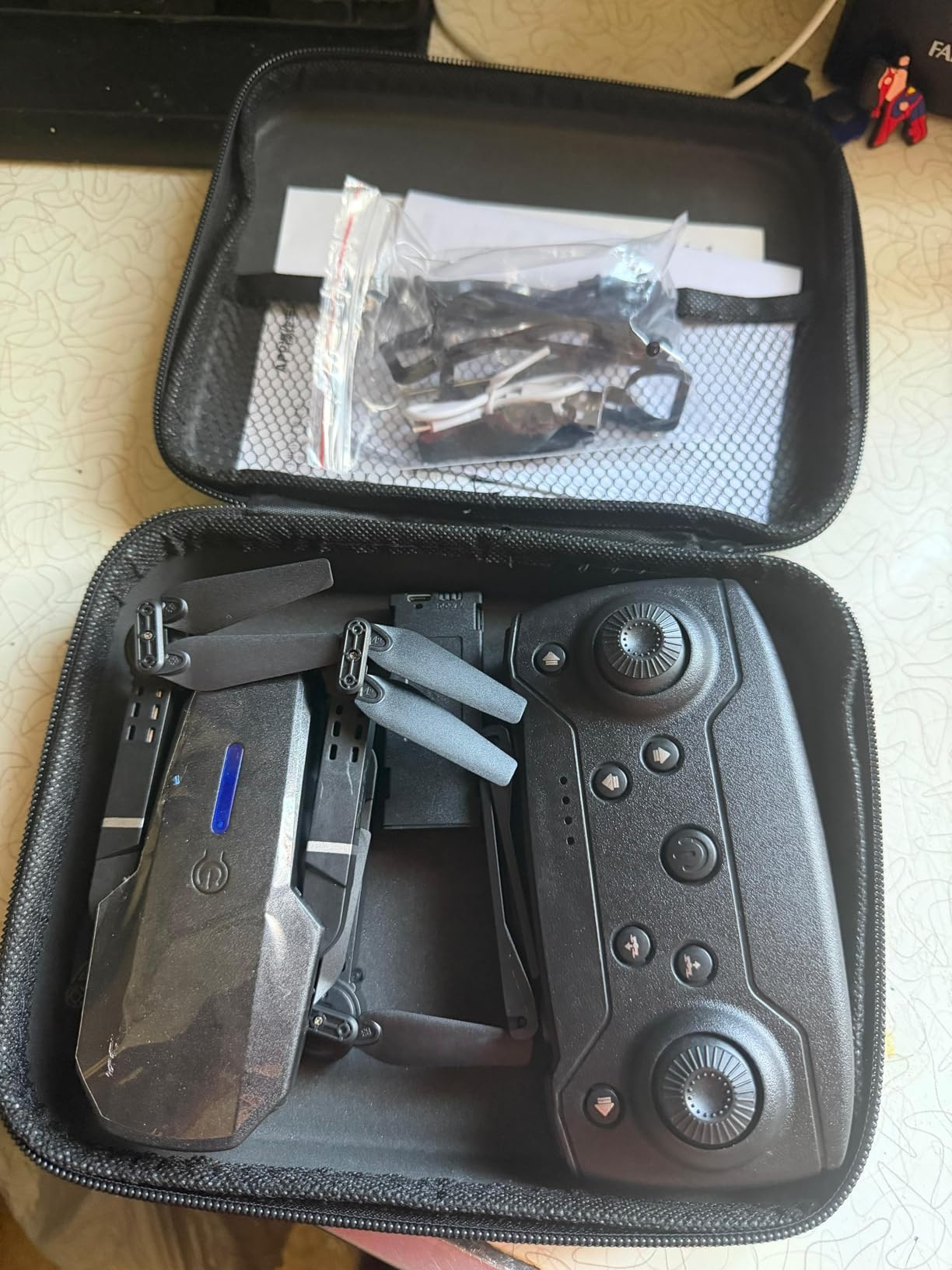 GPS Drone with EIS 4K Camera, RC Drones with 4.5 inch HD Screen on Controller, Auto Return, 3 Batteries for 90 min Flight Time, 3280 FT Long Control Range Transmission, Circle Fly and Follow Me Mode, Foldable Quadcopter for Beginner, Under 249g customer photo 1