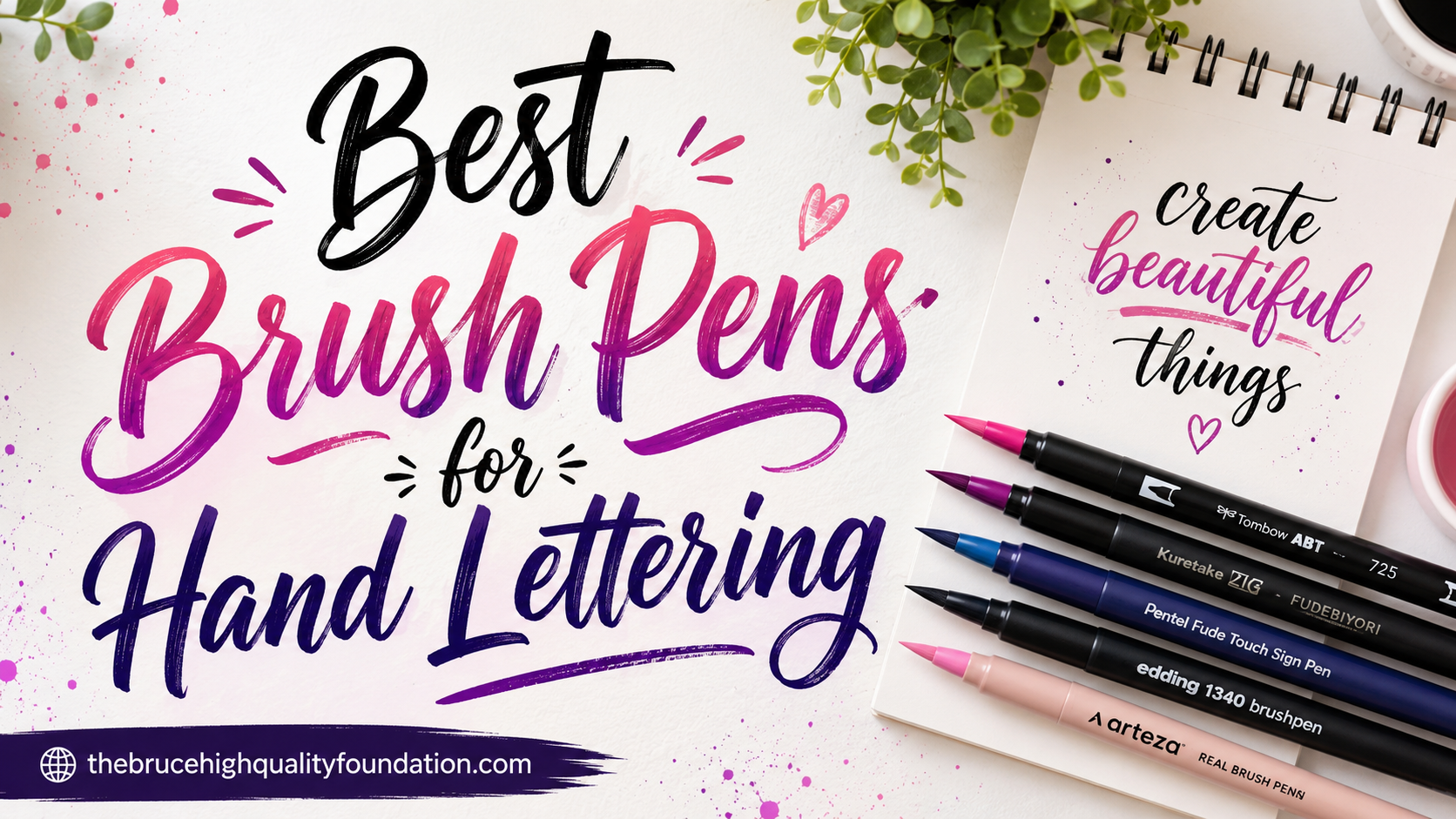 Best Brush Pens for Hand Lettering