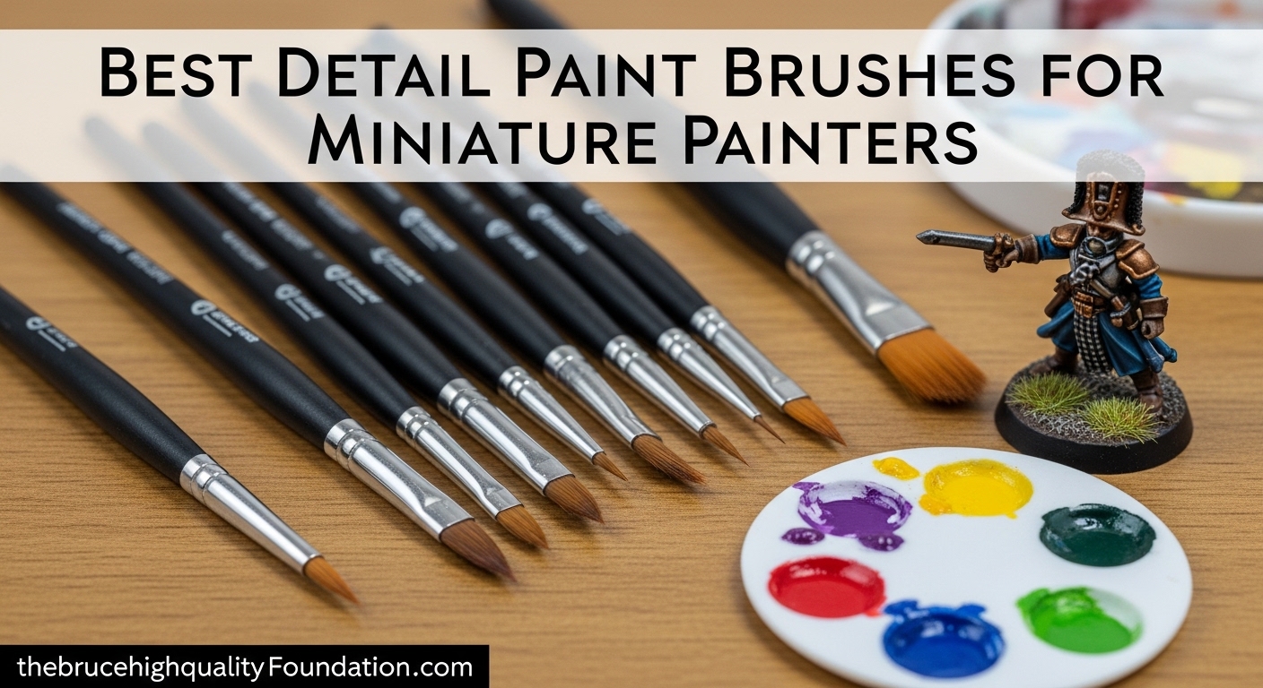 Best Detail Paint Brushes for Miniature Painters