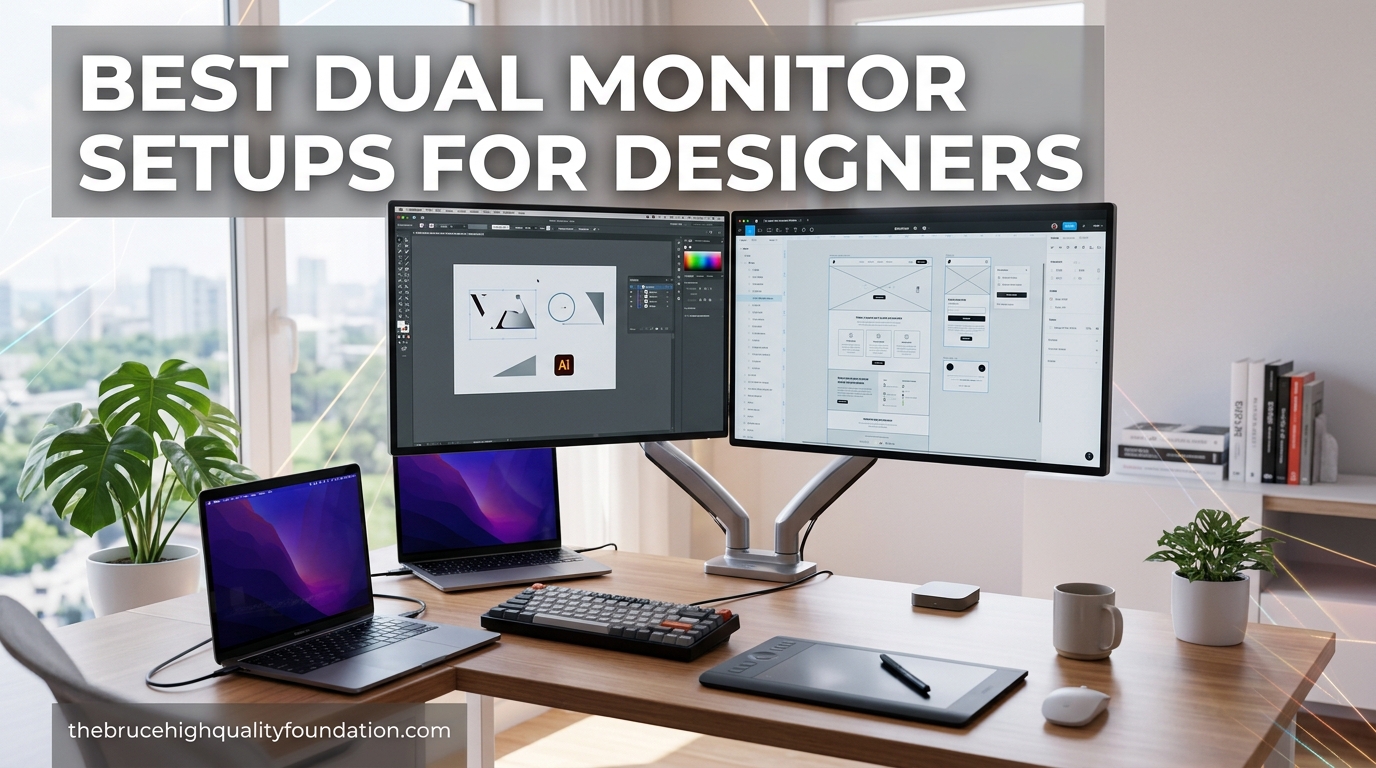 Best Dual Monitor Setups for Designers