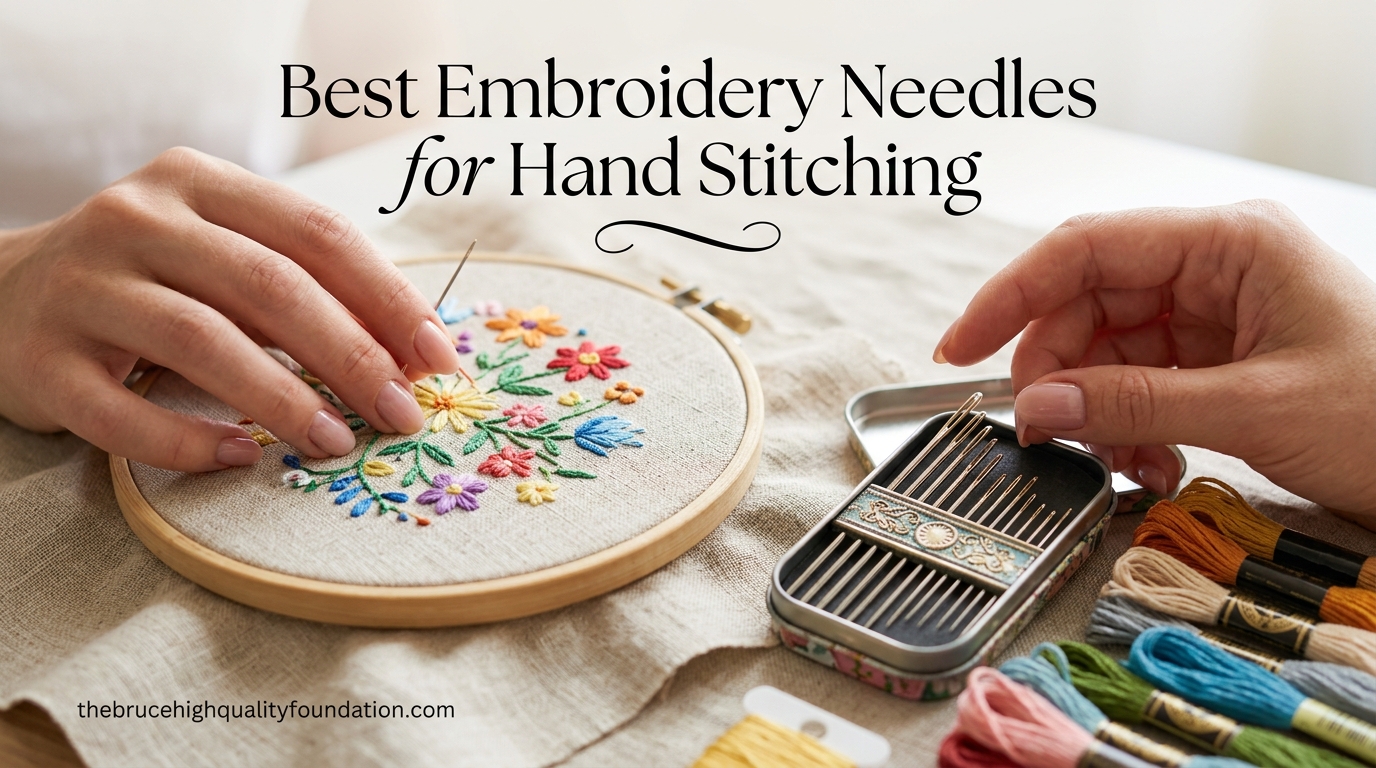 Best Embroidery Needles for Hand Stitching