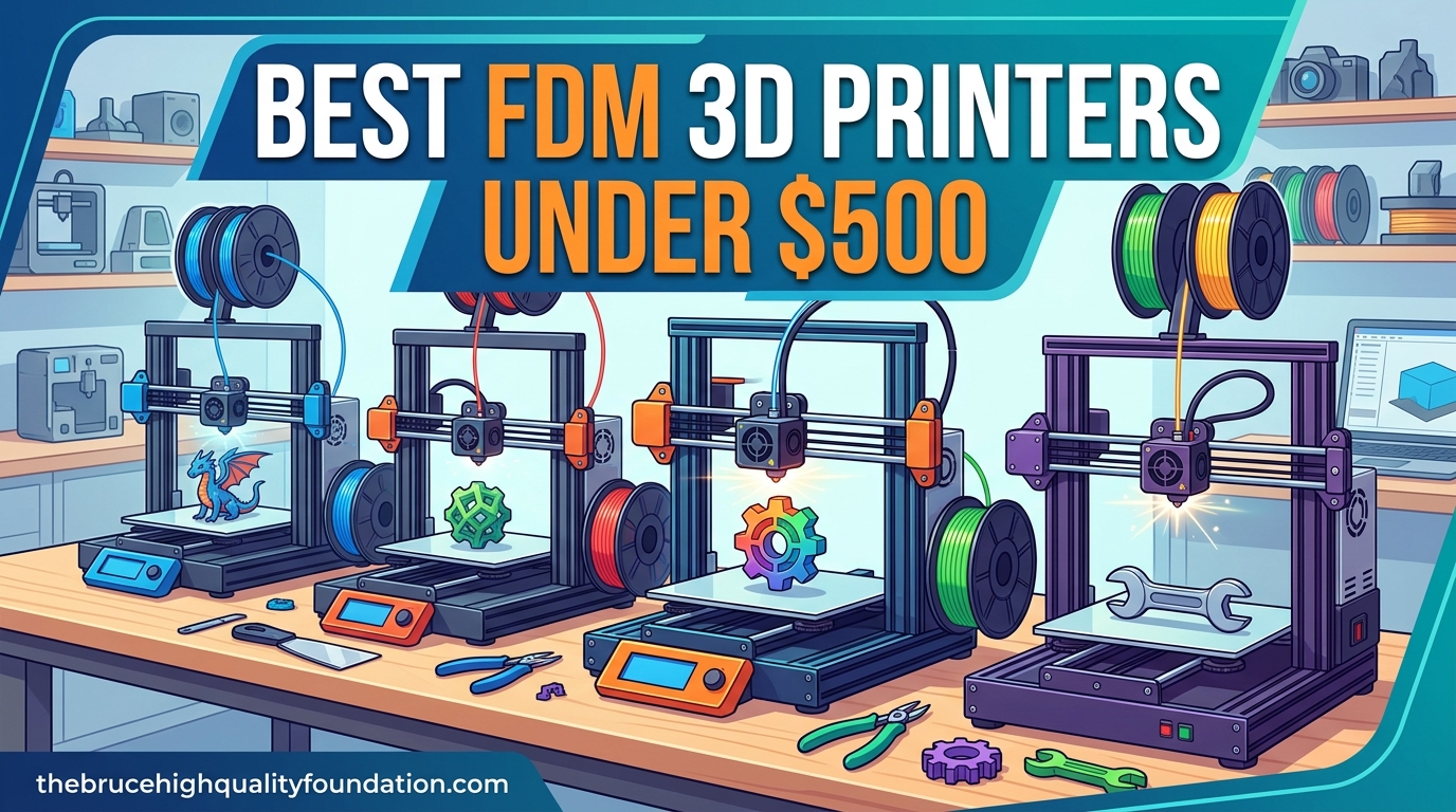 Best FDM 3D Printers Under $500