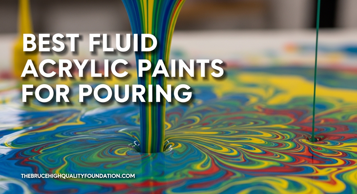 Best Fluid Acrylic Paints for Pouring