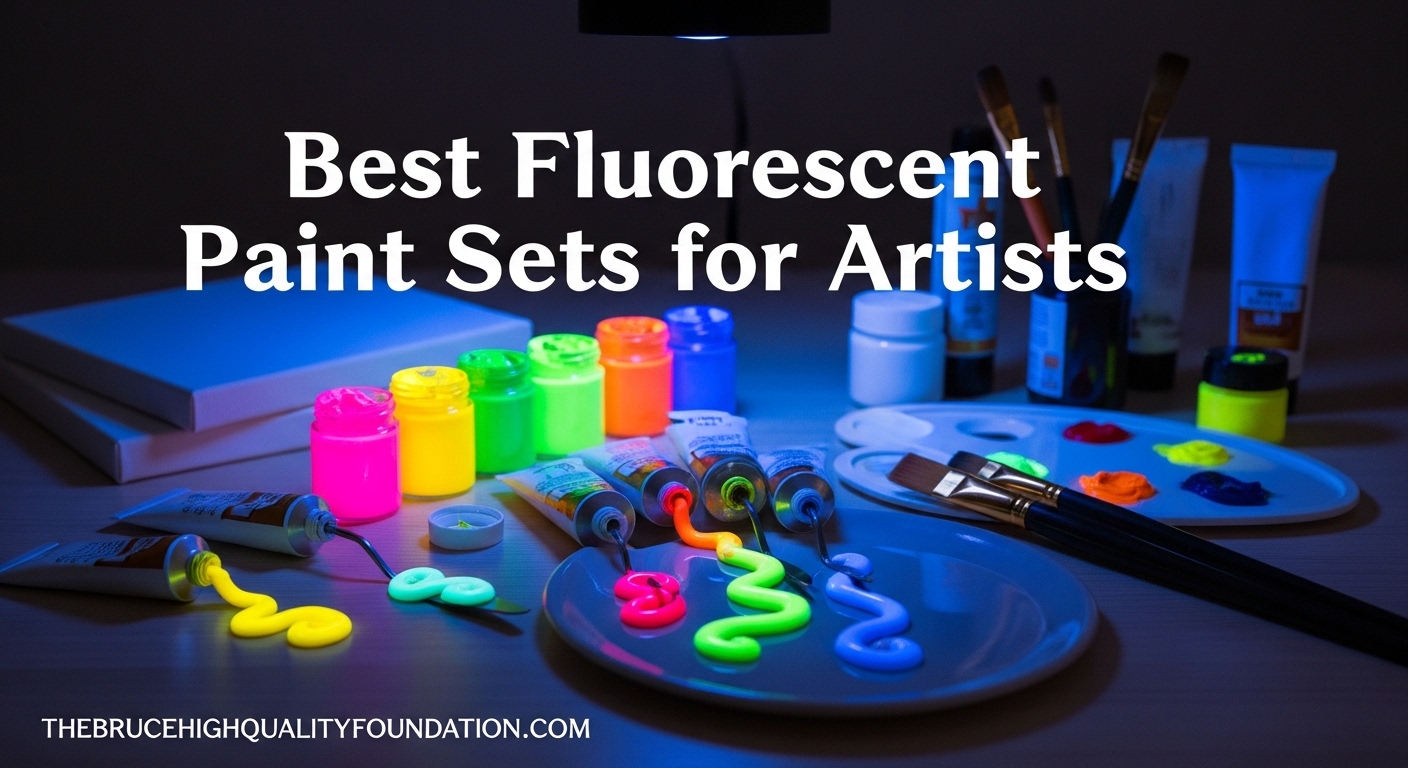 Best Fluorescent Paint Sets for Artists
